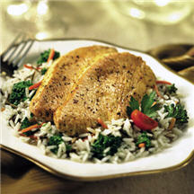 Turkey with Broccoli and Wild Rice Recipe - CooksRecipes.com