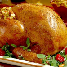 Turkey with Chorizo Cornbread Stuffing