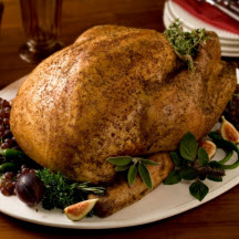 Turkey with English Muffin and Rice Stuffing