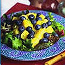Tropical Blueberry, Pineapple and Jalapeño Salad