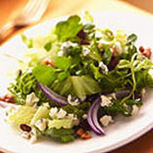 Watercress-Gorgonzola Salad with Spiced Walnuts