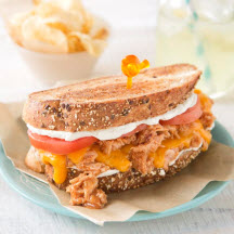 Applewood Honey Chicken Ultimate Grilled Cheese Sandwiches