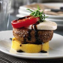 Caprese Polenta Burgers