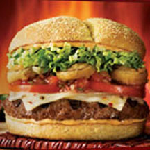 Red Robin's Burning Love Gourmet Burger
