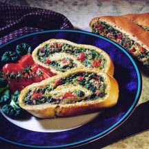 Spinach-Stuffed Stromboli