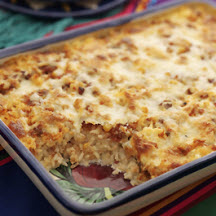 Mexican Rice with Salsa and Cheese