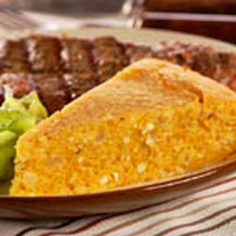 Paraguayan "Soup" Cheesy Corn Bread