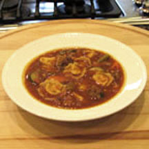Tortellini and Italian Sausage Soup